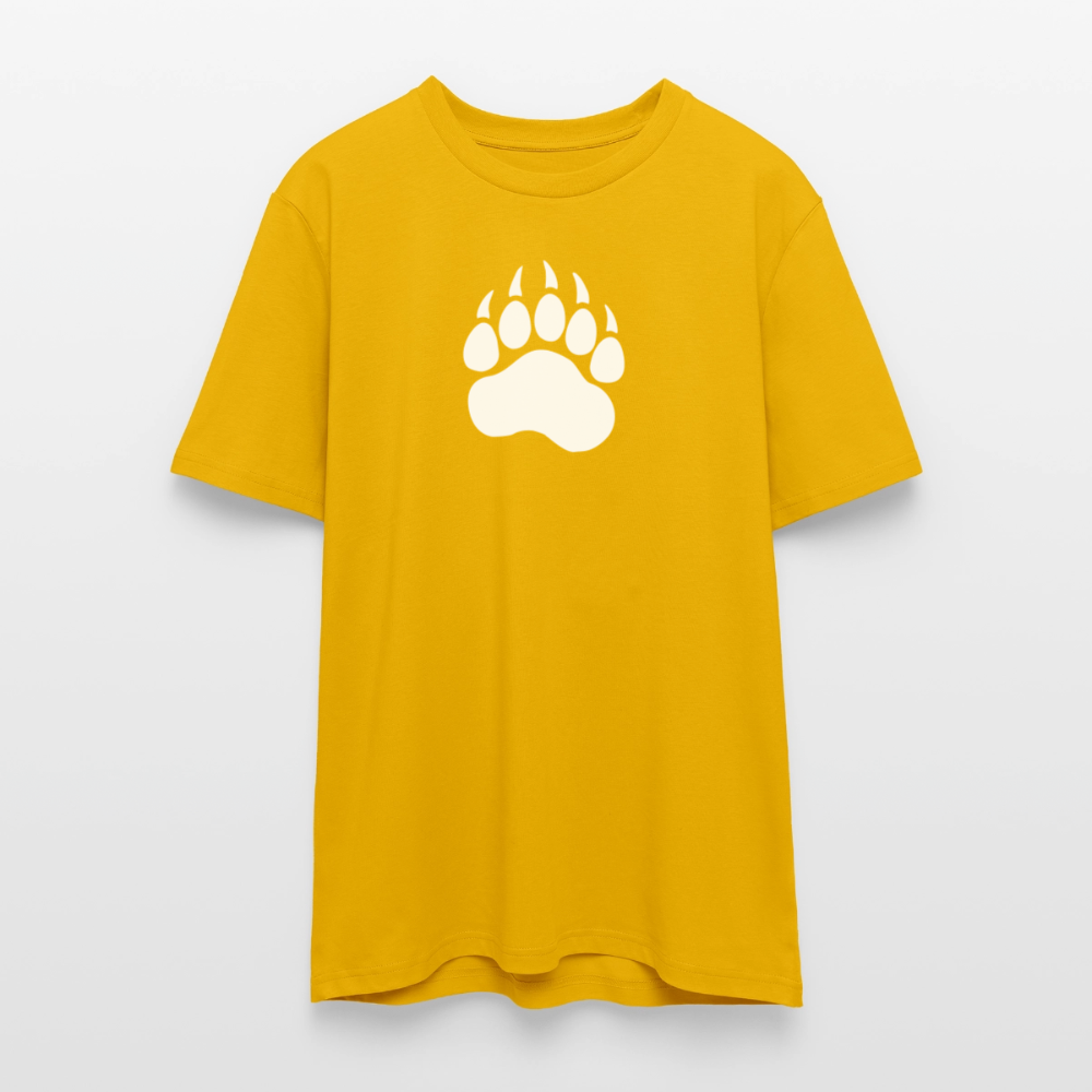 Bear Paw white | Unisex Bio-T-Shirt - Spektralgelb