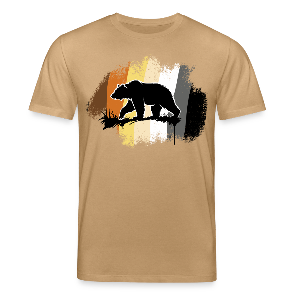Black Bear Bear Flag | Unisex Bio T-Shirt - Karamell 