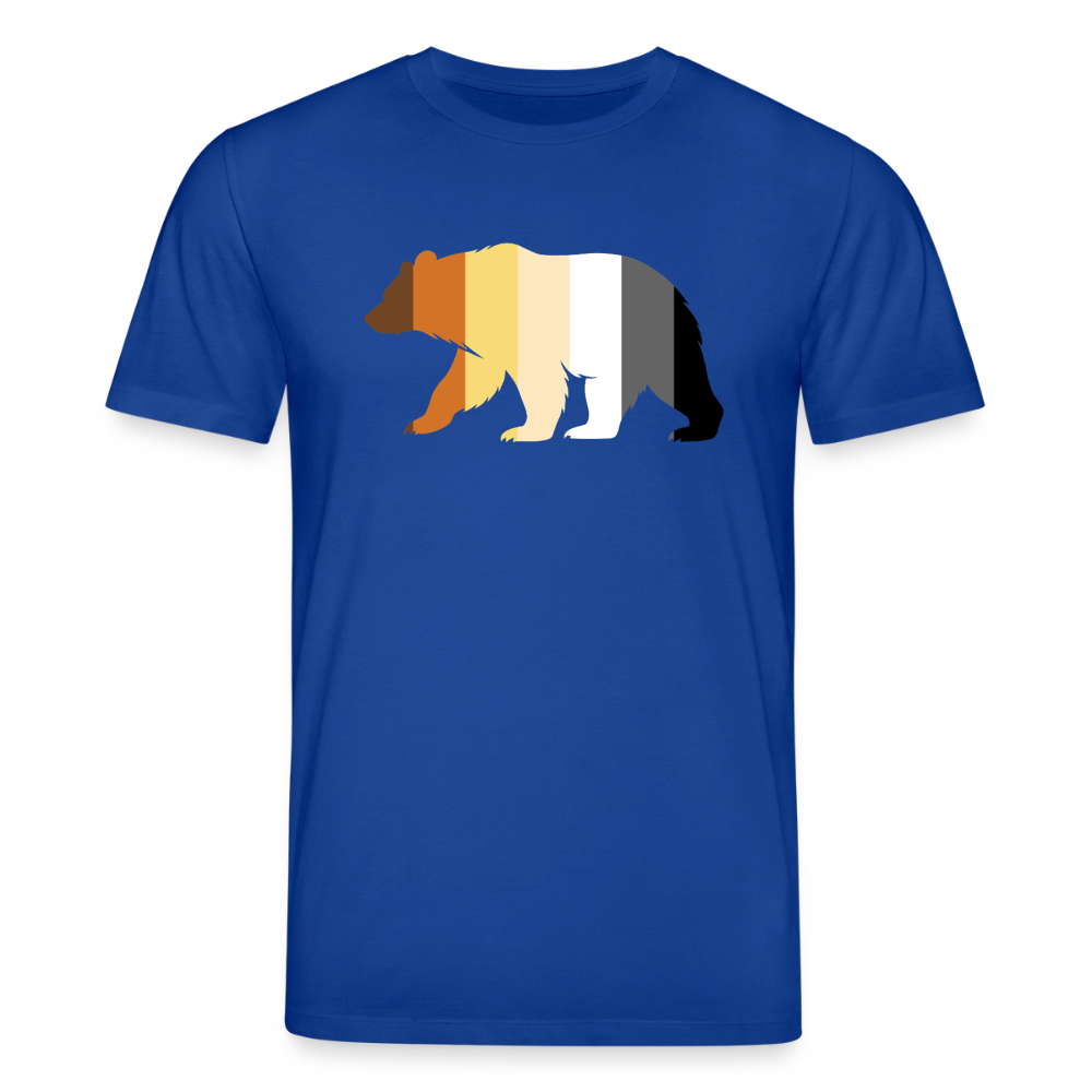 Bear in Bear Pride Colours | Unisex Bio T-Shirt - Dunkelblau