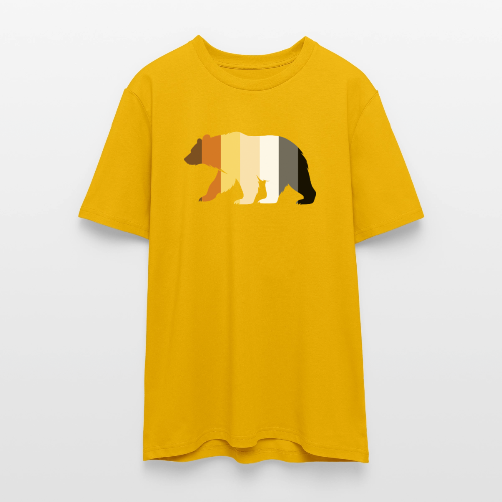 Bear in Bear Pride Colours | Unisex Bio T-Shirt - Spektralgelb