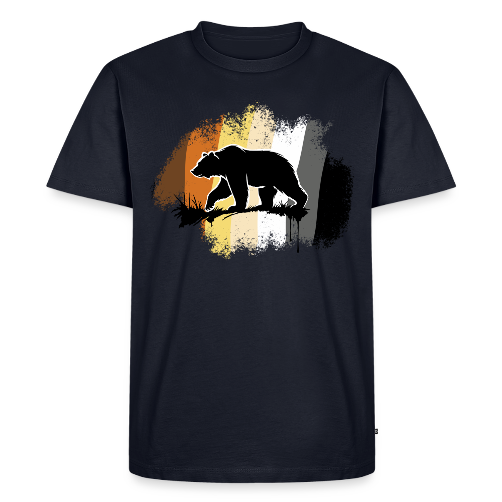 Black Bear on Bear Pride | Premium T-Shirt - Navy