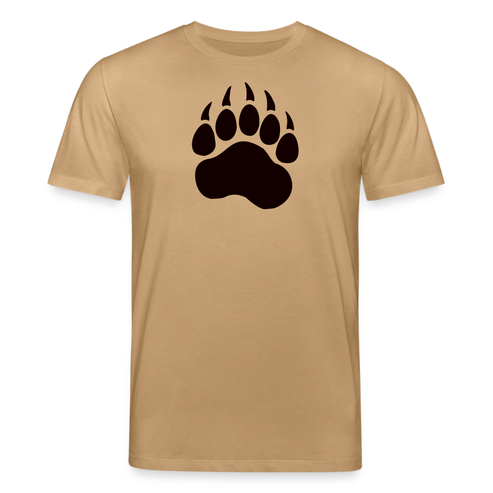 Bear Paw black | Unisex Bio-T-Shirt - Karamell 