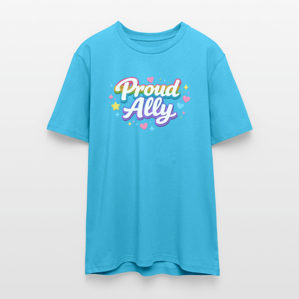 Proud Ally | Unisex Bio-T-Shirt - Aquablau