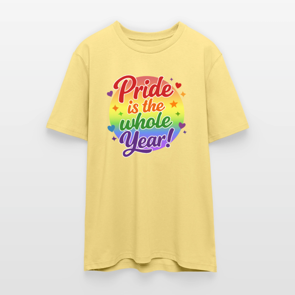 Pride is the whole Year | Unisex Bio T-Shirt - Gelb Viva 
