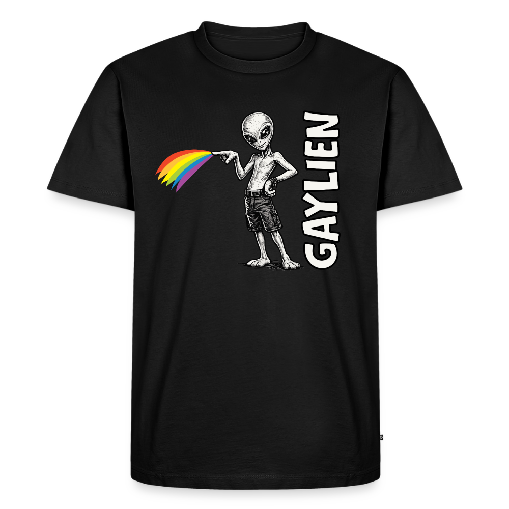 Gaylien | Männer Premium T-Shirt - Schwarz