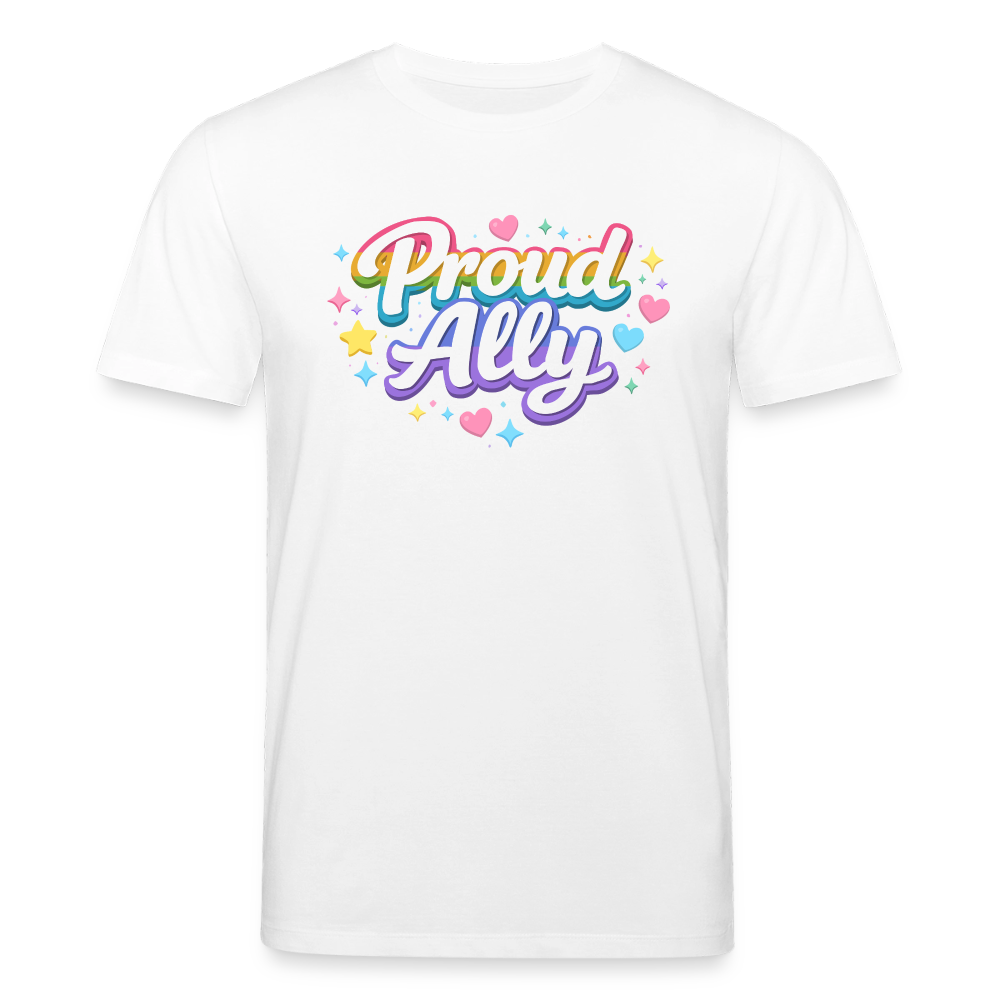 Proud Ally | Unisex Bio-T-Shirt - Weiß