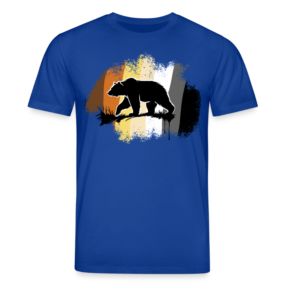 Black Bear Bear Flag | Unisex Bio T-Shirt - Dunkelblau
