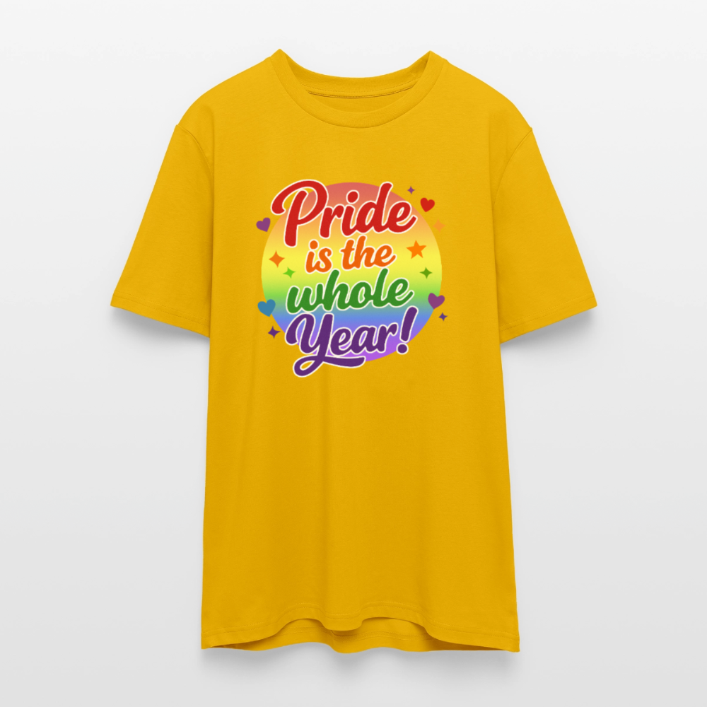 Pride is the whole Year | Unisex Bio T-Shirt - Spektralgelb