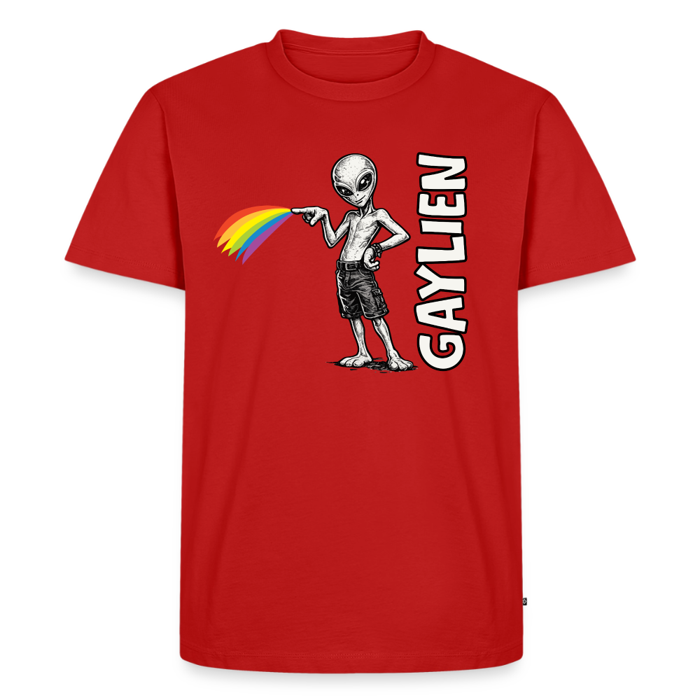 Gaylien | Männer Premium T-Shirt - Rot