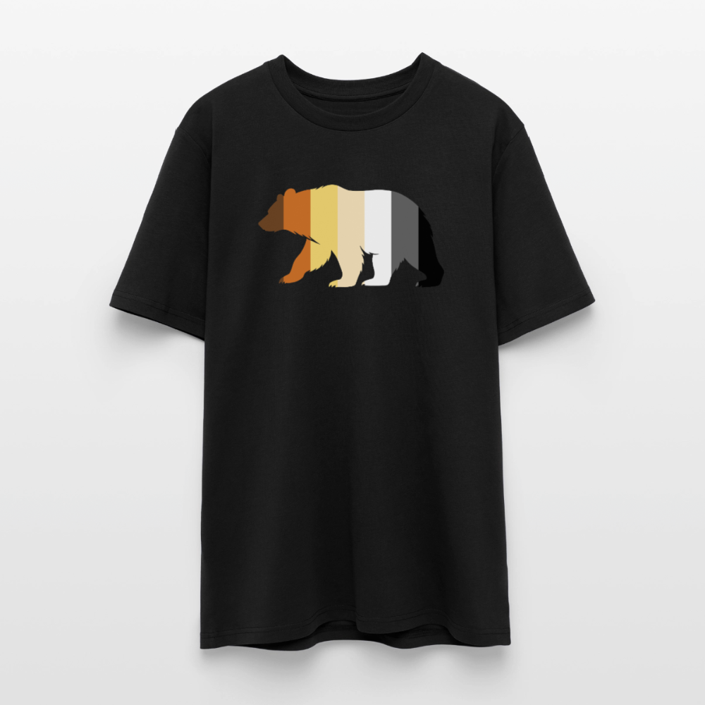 Bear in Bear Pride Colours | Unisex Bio T-Shirt - Schwarz