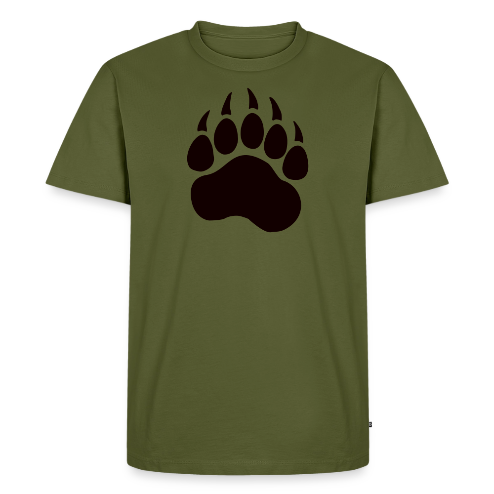 Bear Paw black | Männer Premium T-Shirt - Khaki