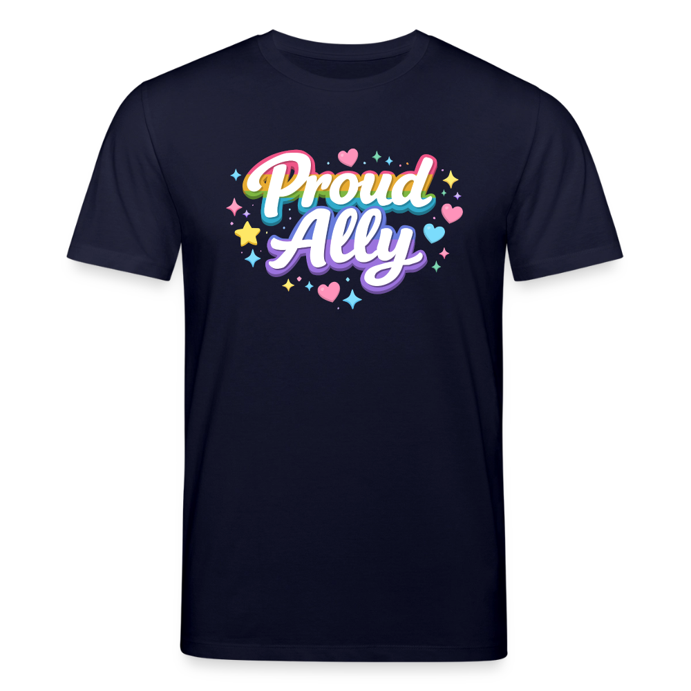 Proud Ally | Unisex Bio-T-Shirt - Navy