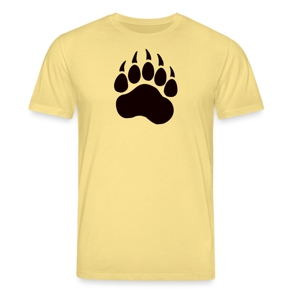 Bear Paw black | Unisex Bio-T-Shirt - Gelb Viva 