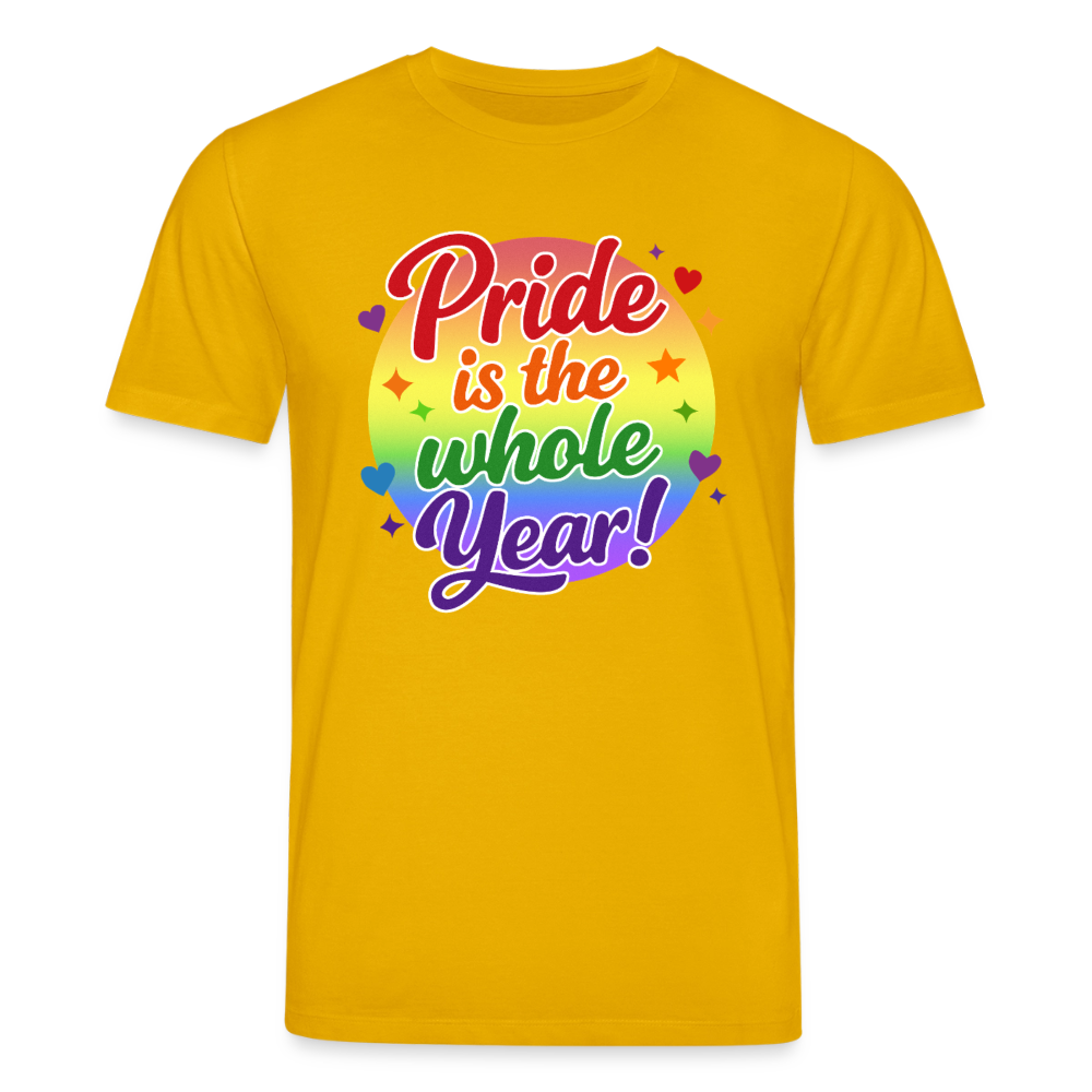 Pride is the whole Year | Unisex Bio T-Shirt - Spektralgelb