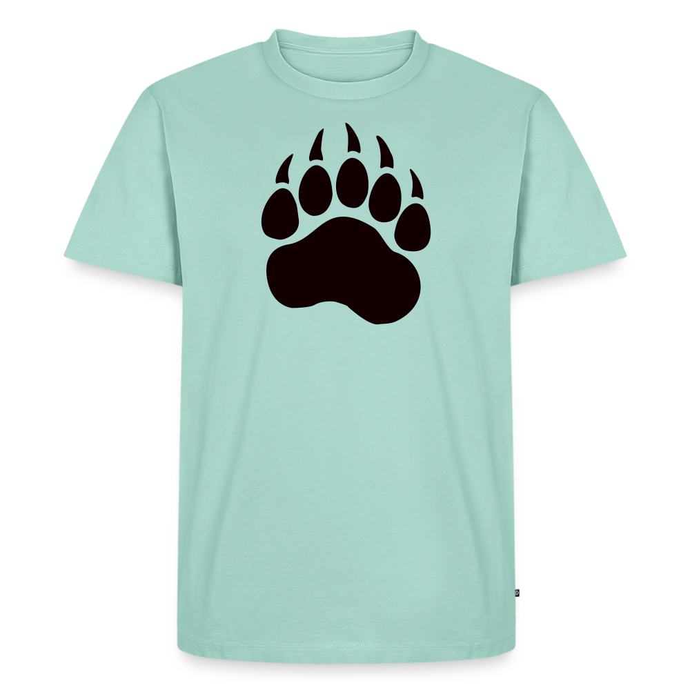 Bear Paw black | Männer Premium T-Shirt - Mint 