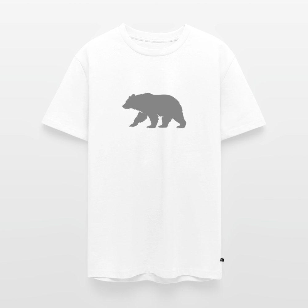 Bear grey | Premium T-Shirt - Weiß