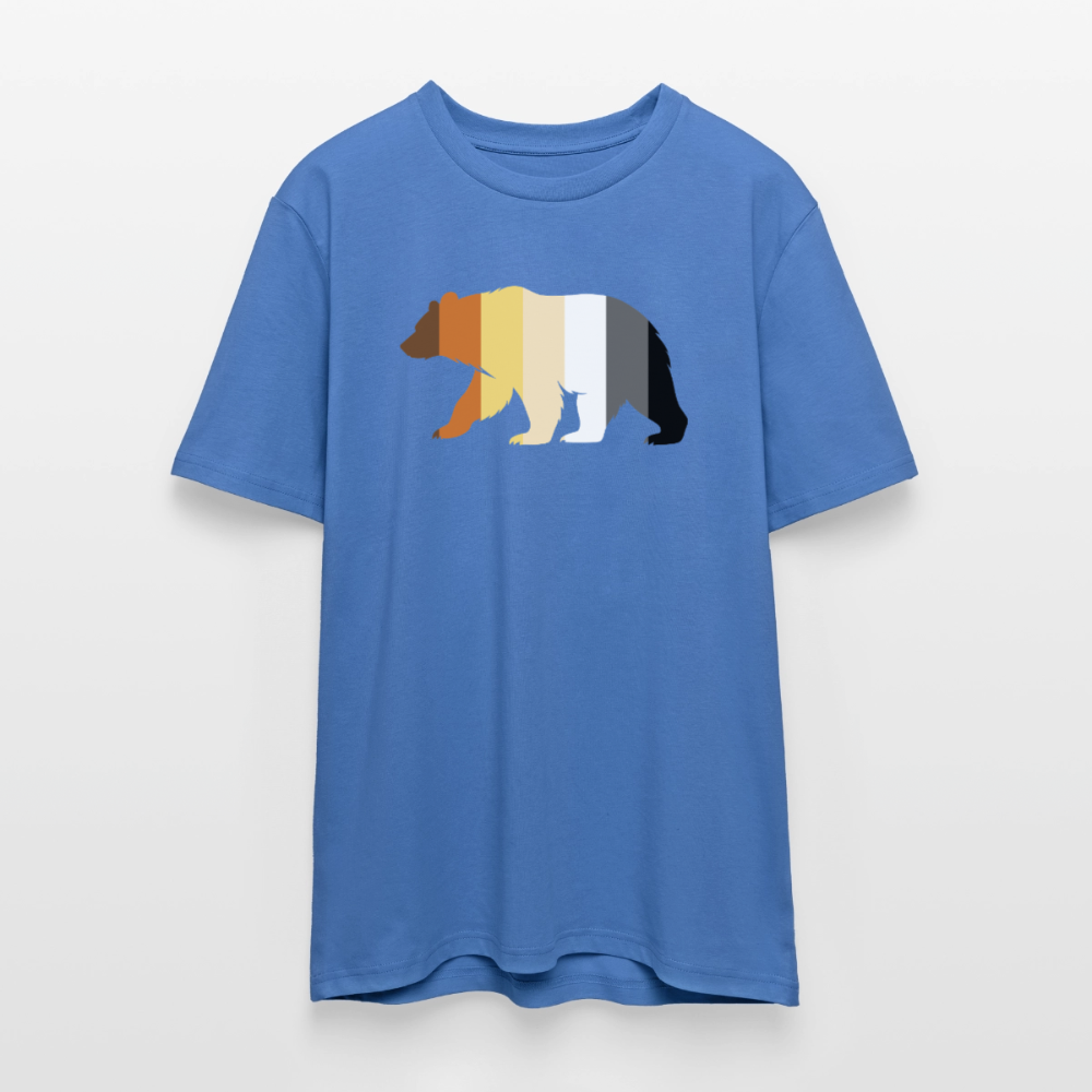 Bear in Bear Pride Colours | Unisex Bio T-Shirt - Achtsames Blau