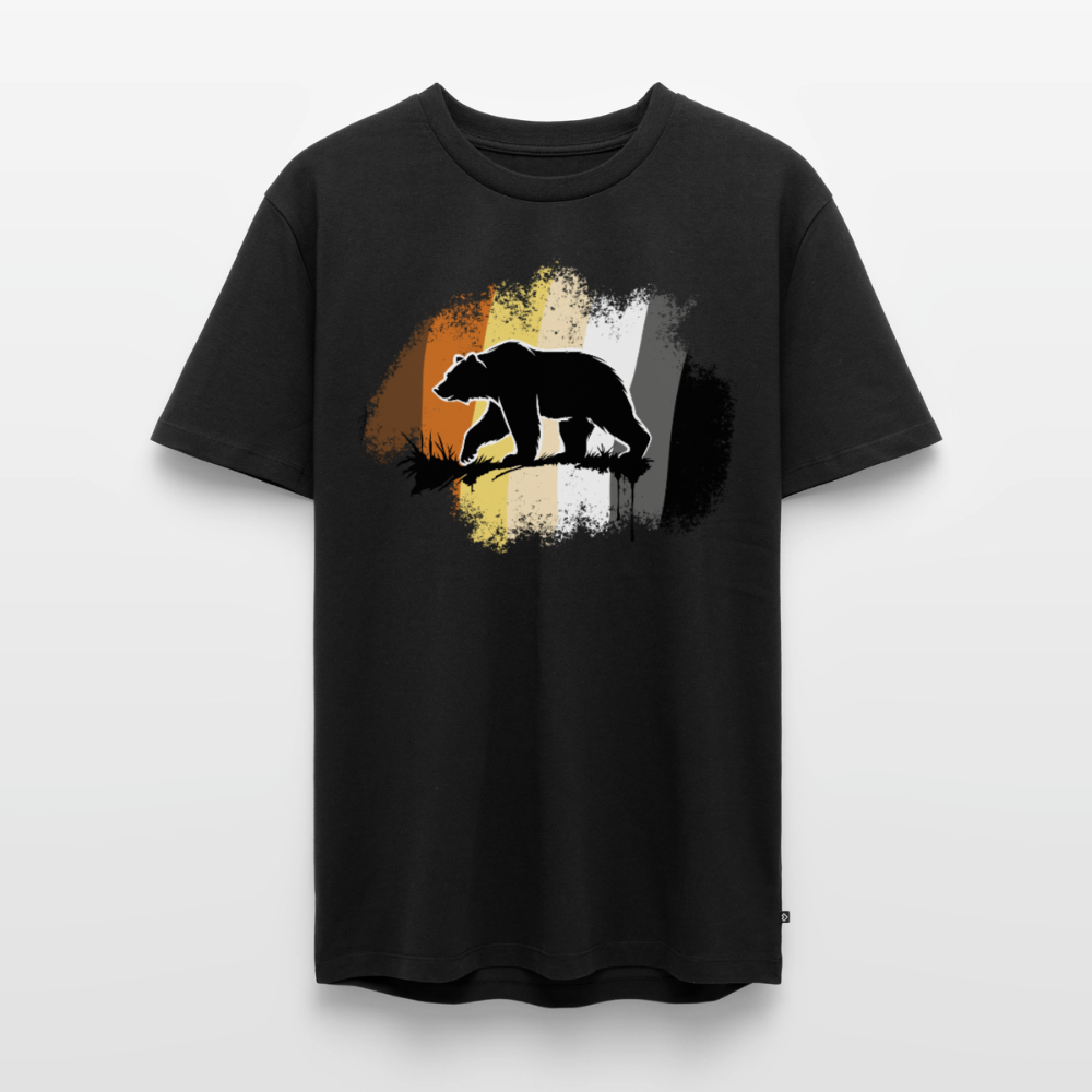 Black Bear on Bear Pride | Premium T-Shirt - Schwarz