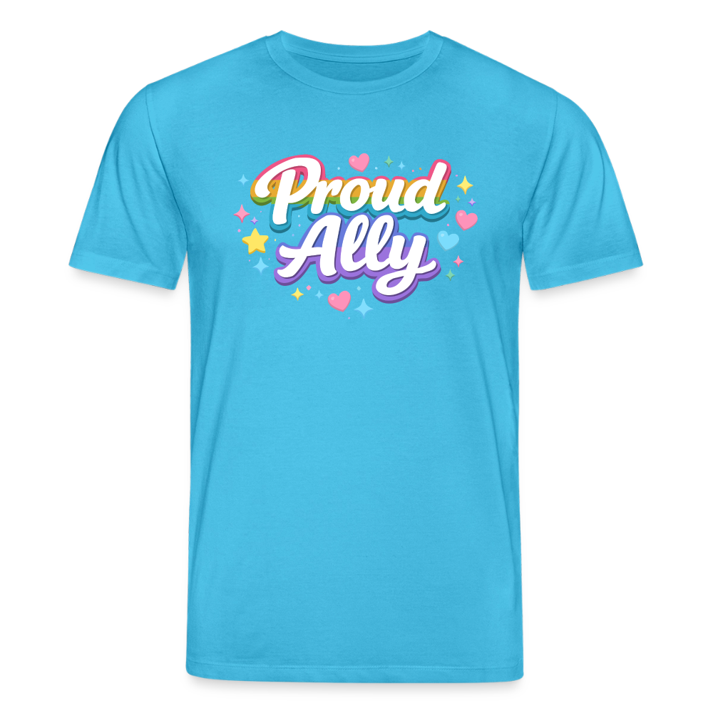 Proud Ally | Unisex Bio-T-Shirt - Aquablau