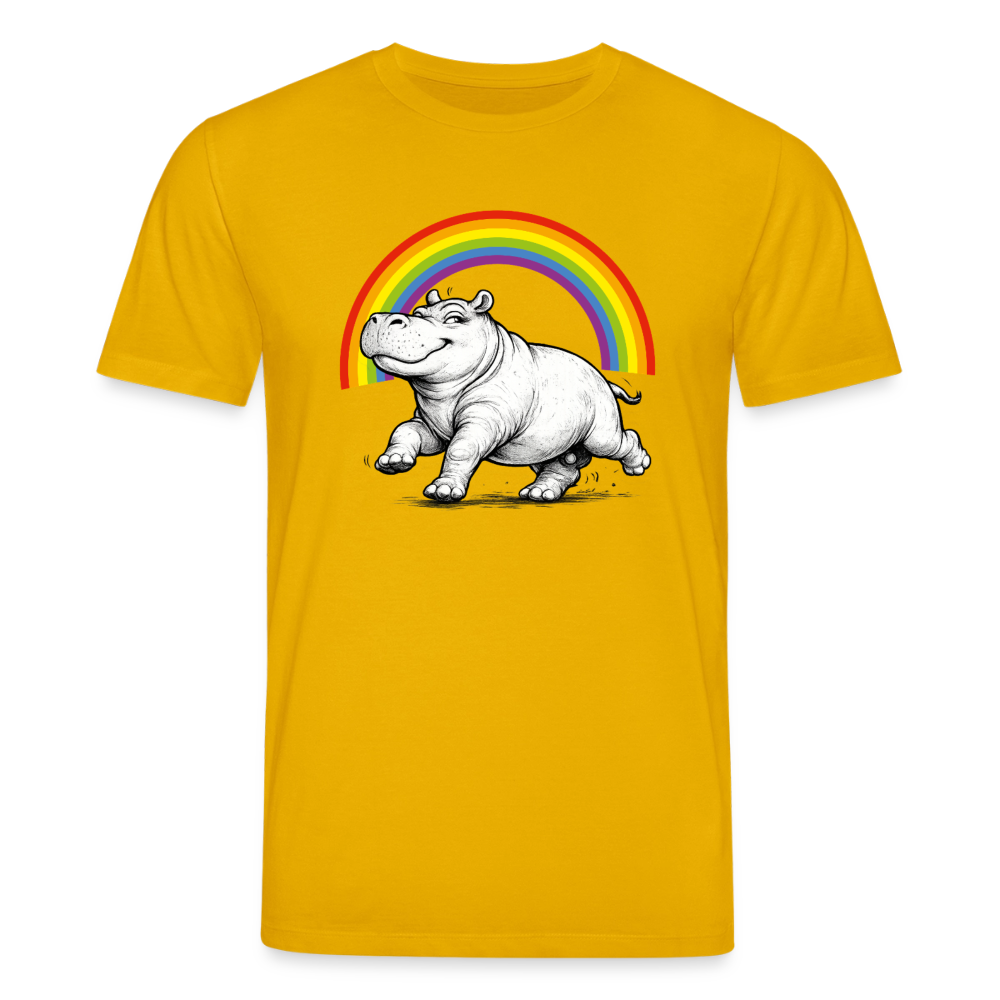 Nilpferd | Unisex Bio-T-Shirt - Spektralgelb