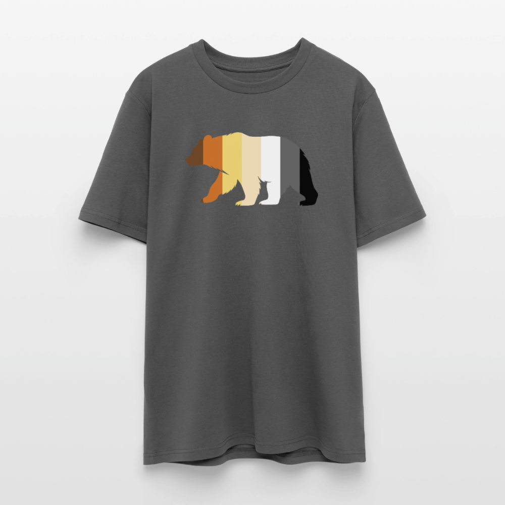 Bear in Bear Pride Colours | Unisex Bio T-Shirt - Anthrazit