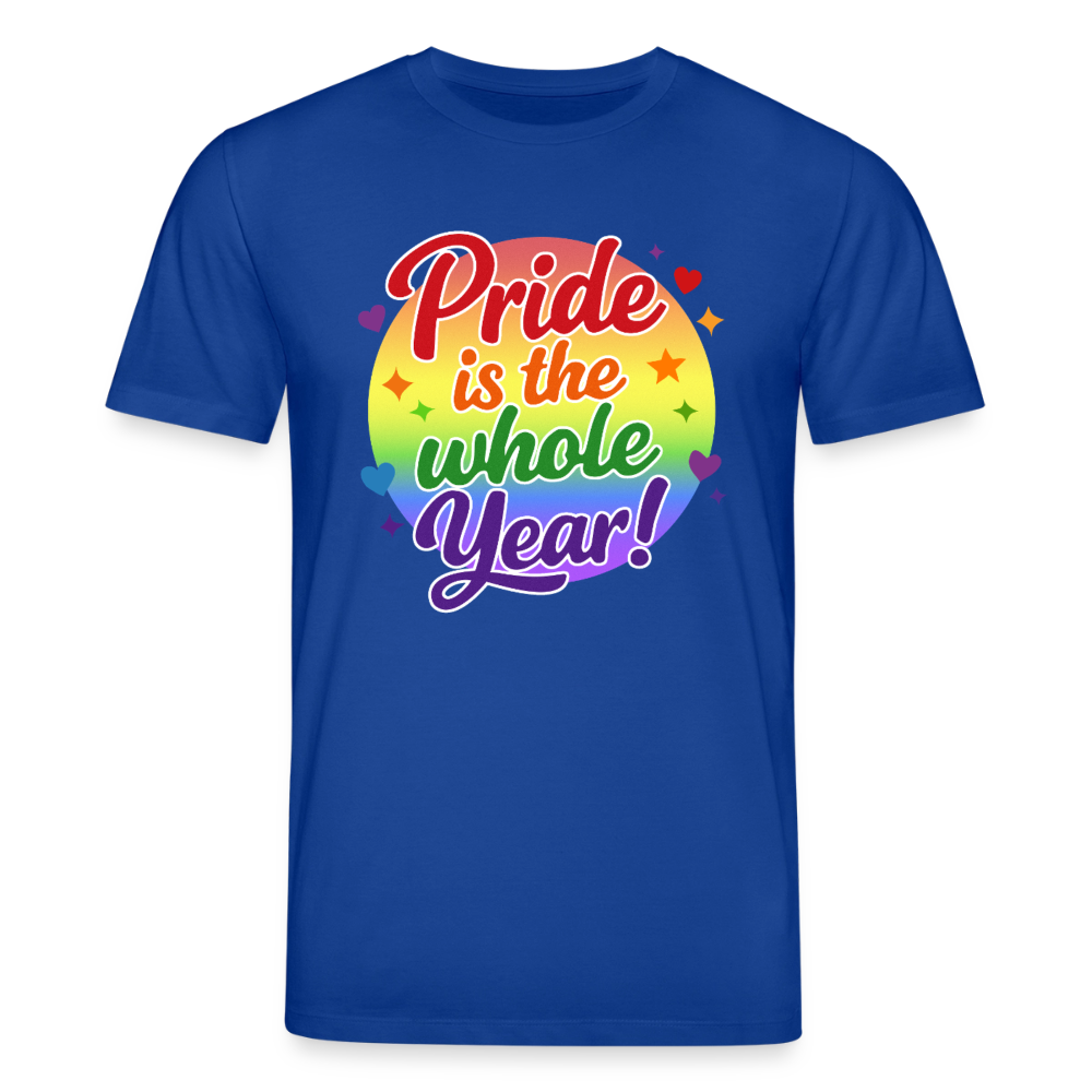 Pride is the whole Year | Unisex Bio T-Shirt - Dunkelblau