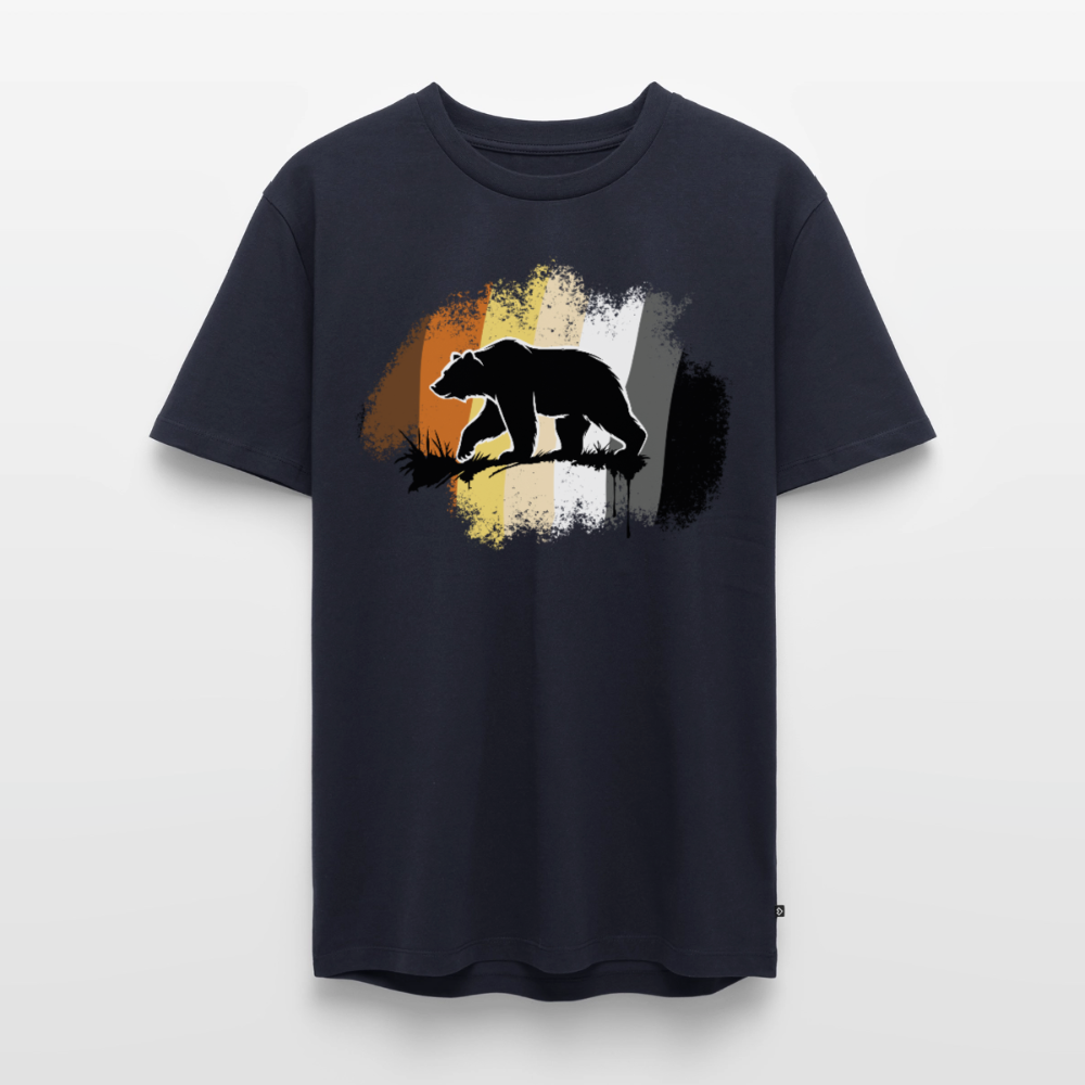 Black Bear on Bear Pride | Premium T-Shirt - Navy