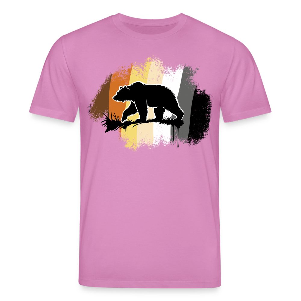 Black Bear Bear Flag | Unisex Bio T-Shirt - Pink