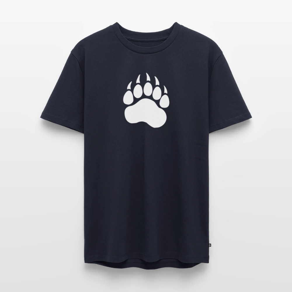 Bear Paw white | Männer Premium T-Shirt - Navy
