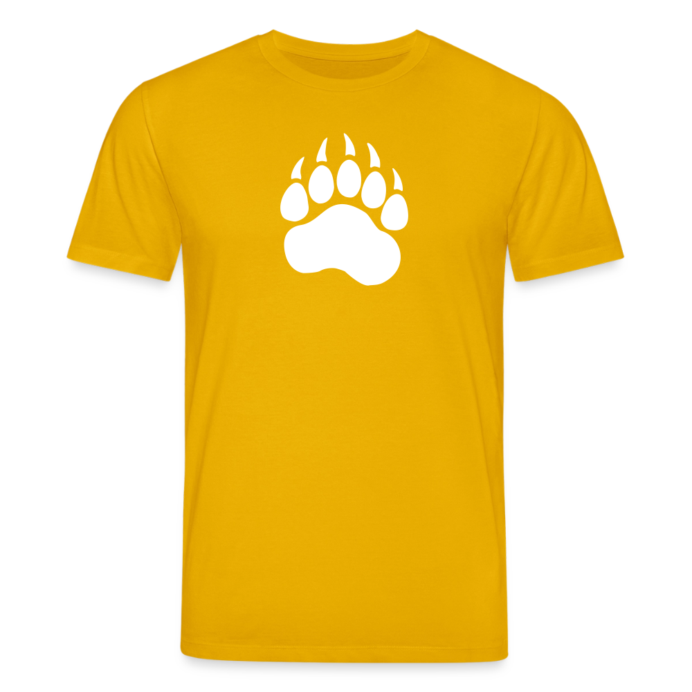 Bear Paw white | Unisex Bio-T-Shirt - Spektralgelb