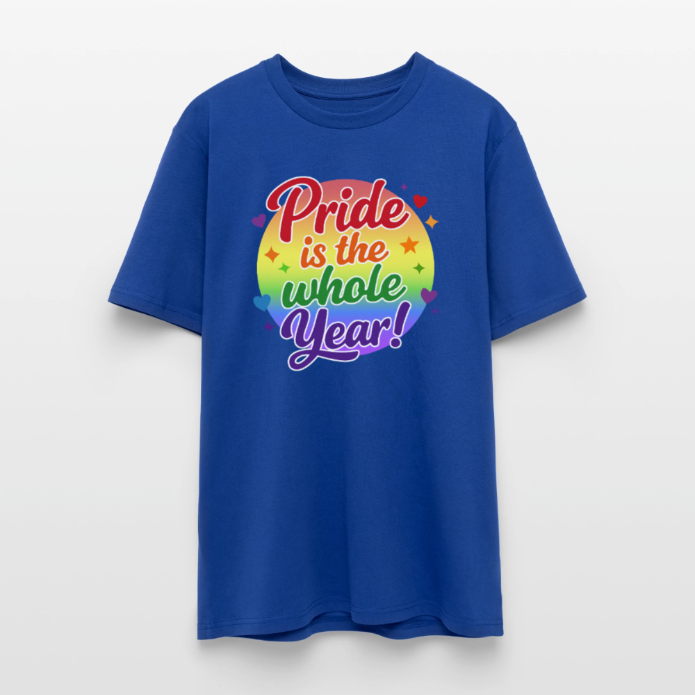 Pride is the whole Year | Unisex Bio T-Shirt - Dunkelblau