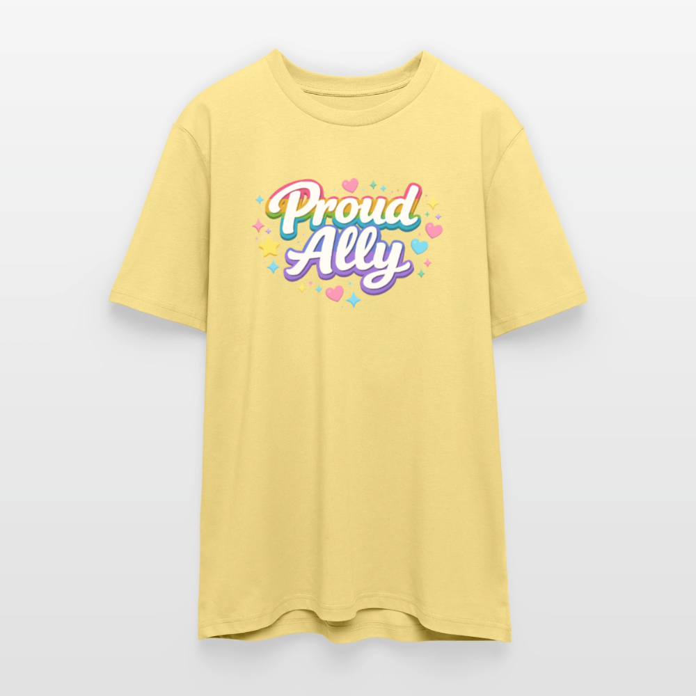 Proud Ally | Unisex Bio-T-Shirt - Gelb Viva 