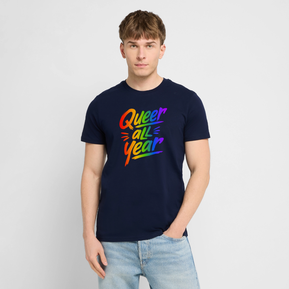 Queer all Year | Unisex Bio-T-Shirt - Navy