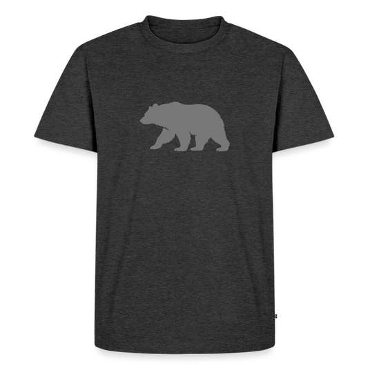 Bear grey | Premium T-Shirt - Anthrazit meliert