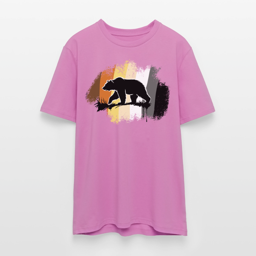 Black Bear Bear Flag | Unisex Bio T-Shirt - Pink