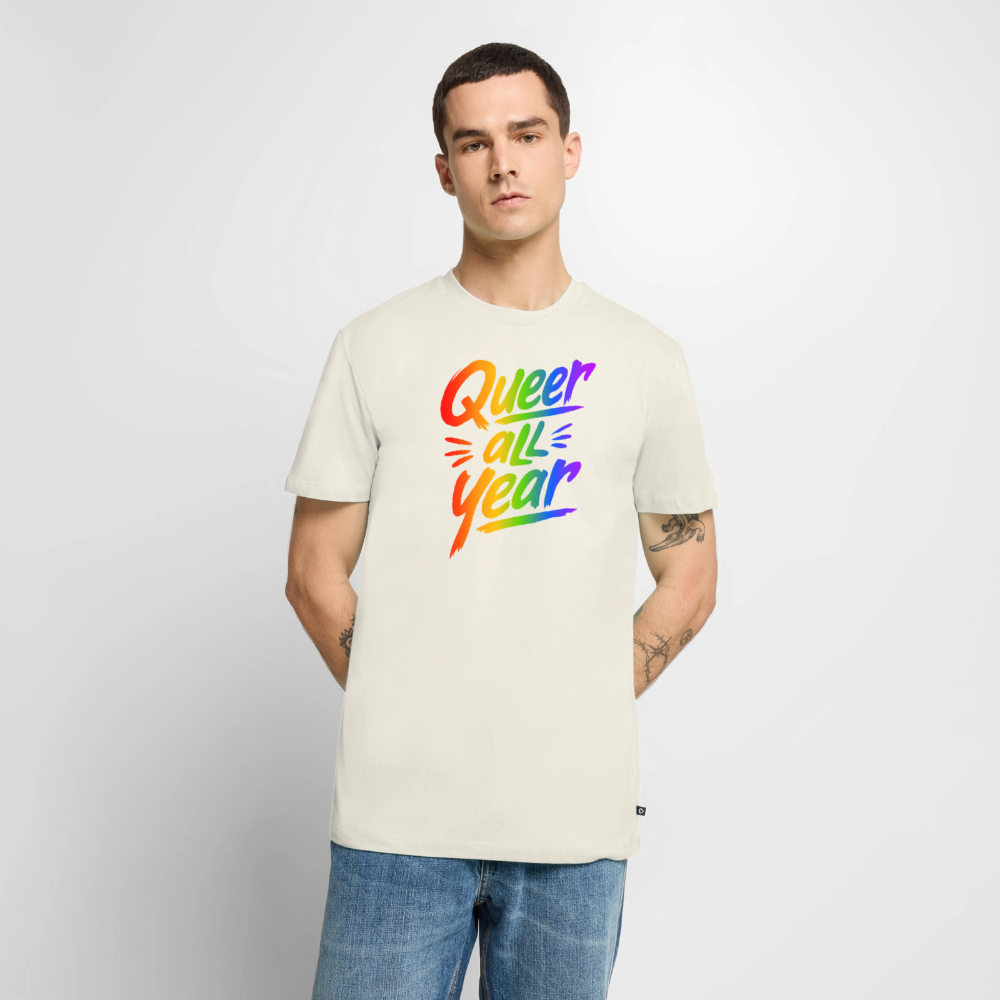 Queer all Year | Männer Premium T-Shirt - Naturweiß